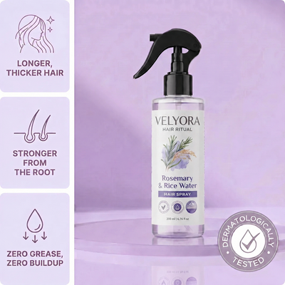 Velyora™ Rosemary + Rice Water Spray