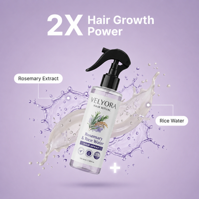 Velyora™ Rosemary + Rice Water Spray